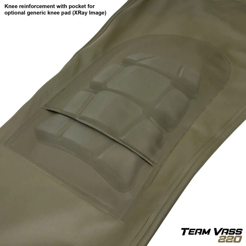 Team Vass 220 Winter Bib & Brace w/Knee Khaki